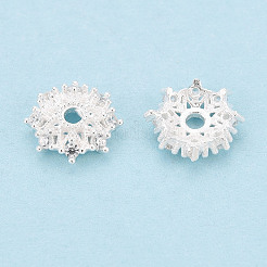 925 Perlenkappe aus Sterlingsilber mit Mikropavé und klarem Zirkonia&nbsp;STER-T008-43S