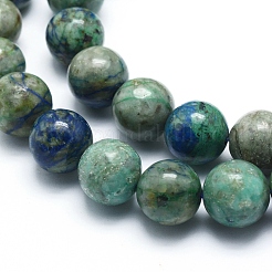 Zusammengesetzte synthetische Chrysokoll- und Lapislazuli-Perlenstränge&nbsp;G-G823-07-12mm