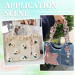 10 barre porte-clés en alliage perlé pour la fabrication de bijoux et de loisirs créatifs&nbsp;FIND-SC0014-33A