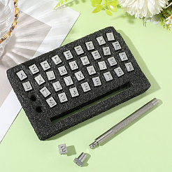 Buchstaben- und Zahlen-Stempelwerkzeug-Sets aus Lederlegierung&nbsp;TOOL-WH20012-002B