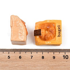 Lebensmittel-Cabochons aus undurchsichtigem Kunstharz&nbsp;CRES-T027-05M