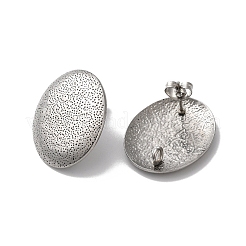 Accessori per orecchini a bottone in acciaio inossidabile 304 anti-ossidazione&nbsp;STAS-M314-02D-P