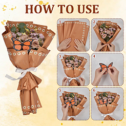 25 hoja de papel para envolver flores&nbsp;DIY-GA0009-87