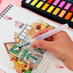 Stylos pinceaux de coloration à l'eau&nbsp;DRAW-PW0001-136C