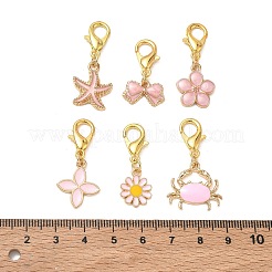 64 Uds. 32 estilos de dijes de zapatos esmaltados de aleación&nbsp;HJEW-PH02482