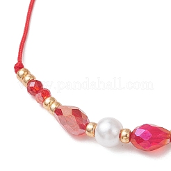 Braccialetti di perline intrecciate in vetro e perline di semi&nbsp;BJEW-MZ00283-02