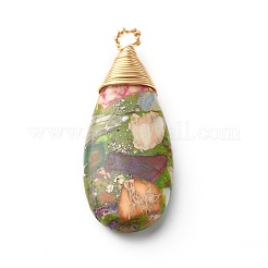 Natürlicher Regalit / imperialer Jaspis / Seesediment-Jaspis-Anhänger&nbsp;PALLOY-JF00874