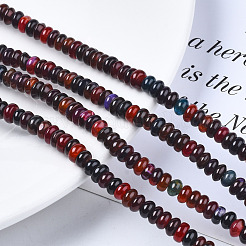 Chapelets de perles d'agate naturelle&nbsp;G-N326-93