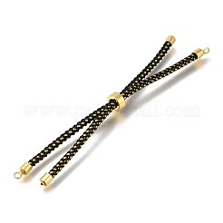 Creazione di braccialetti scorrevoli in cordoncino di cotone intrecciato&nbsp;MAK-R001-01G-08
