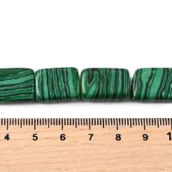 Synthetik Malachit Perlen Stränge&nbsp;G-S386-A04