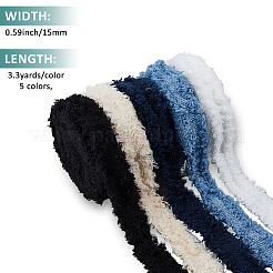 16.5 Yards 5 Farben Polyesterband&nbsp;OCOR-FH0001-51