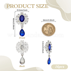 Cabochon di strass in lega da 16 pezzo&nbsp;FIND-FG0004-26B