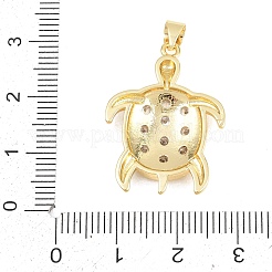 Ottone micro spianare pendenti zirconi&nbsp;KK-A297-03G