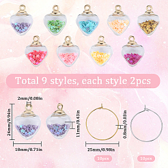 Weinglas-Charm-Set&nbsp;GLAA-SC0001-84