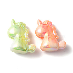 UV-Beschichtung regenbogenschillernde europäische Acrylperlen&nbsp;MACR-M025-03
