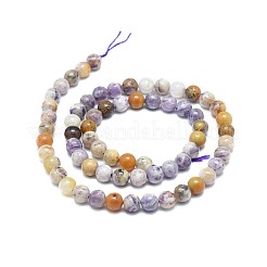 Fili di perline di lepidolite naturale&nbsp;G-F674-01-4mm