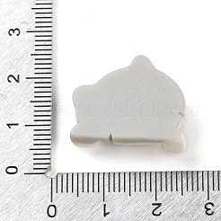 Simpatico gatto mangia pesce cabochon decoden in resina opaca&nbsp;CRES-Q220-03B