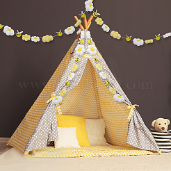 48 stücke 5 arten bienen & sunflower garn ornament zubehör&nbsp;DIY-NB0014-86
