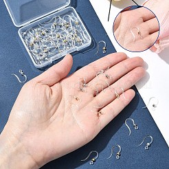 60 Stück umweltfreundliche Ohrringhaken aus Kunststoff in 3 Farben.&nbsp;STAS-FS0001-61