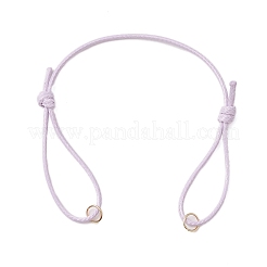 5 bracelet réglable en cordon de polyester ciré de 5 couleurs&nbsp;AJEW-JB01314-01