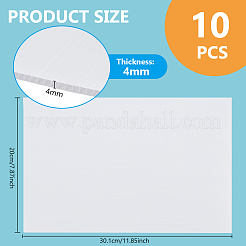 Wellpappenplatten aus Kunststoff&nbsp;DIY-WH0632-18A-02