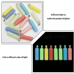 16 pendentif en pierre synthétique lumineuse de 8 couleurs&nbsp;G-CA0001-76