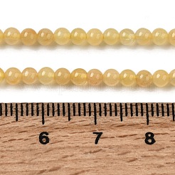 Natürlichen Topas Jade Perlen Stränge&nbsp;LS-G-Z116-A11-3mm