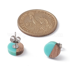 Harz & Holz Ohrstecker&nbsp;EJEW-JE05284