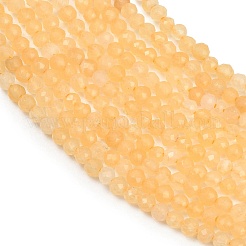 Natürlichen Topas Jade Perlen Stränge&nbsp;G-L662-A01-3mm