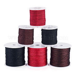 6 rouleau de cordon tressé en nylon bicolore&nbsp;NWIR-TA0001-46D