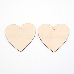 Ornements de noël en bois bricolage inachevés&nbsp;WOOD-WH0112-18