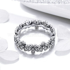 Thailand 925 Fingerringe aus Sterlingsilber&nbsp;RJEW-FF0008-011AS-18mm