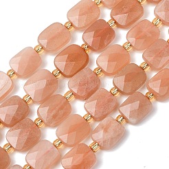Natürliche sunstone Perlen Stränge&nbsp;G-L654-J02-01