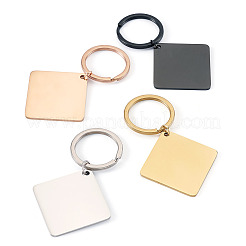 4 portachiavi in acciaio inossidabile con 4 stili&nbsp;KEYC-TA0004-81C