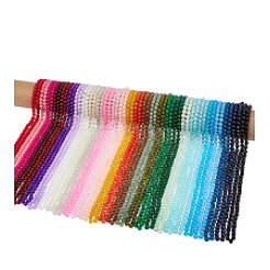 28 Ständer 28 Farben Glasimitat Jadeperlen&nbsp;GLAA-PH0002-87