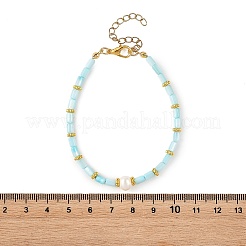 Armbänder aus natürlichen Süßwasserzuchtperlen und gefärbten Süßwassermuscheln für Damen&nbsp;BJEW-JB14213