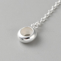 925 Kettenverlängerung aus Sterlingsilber&nbsp;STER-WH0026-01S