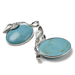 Pendentifs de turquoise synthétique&nbsp;G-Z050-05A