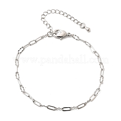Messing-Armbänder mit ovalen Gliederketten für Damen&nbsp;BJEW-F531-05P