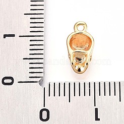 Messing micro pave klare zirkonia anhänger&nbsp;KK-T075-45G