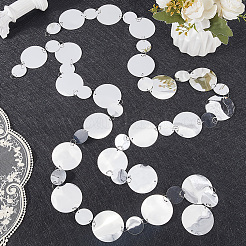 20 rideau de perles rondes à paillettes en PVC&nbsp;AJEW-CN0006-55B