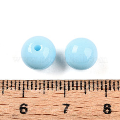 Perles de verre opaques de couleur unie&nbsp;X1-GLAA-N007-8mm-A15