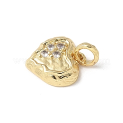 Pendentifs avec zircon cubiques à micro-pavés en laiton&nbsp;KK-P290-44A-G