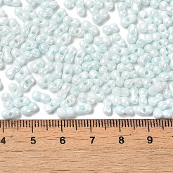 Colori opachi lustro perline di semi di vetro&nbsp;SEED-B001-01A-02