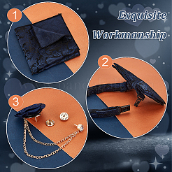 Noeud papillon en satin de polyester pour homme&nbsp;FIND-GA0003-49B