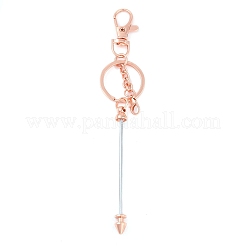 Portachiavi in metallo con perline&nbsp;KEYC-D288-02RG