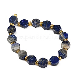 Natürlicher Lapislazuli Perlenstränge&nbsp;G-F833-B11-01