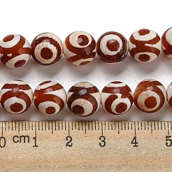 Tibetischen Stil dzi Perlen Stränge&nbsp;G-P526-D08-02