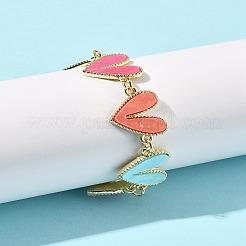 Gliederarmbänder aus Acryllegierung&nbsp;BJEW-FS00022