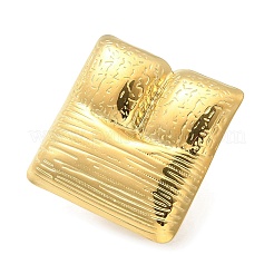 Anello aperto in acciaio inossidabile 304 per donna&nbsp;RJEW-B109-06G-01